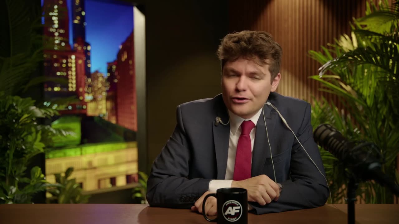 Nick Fuentes on the right wing striking back against the left for celebrating Charlie's death