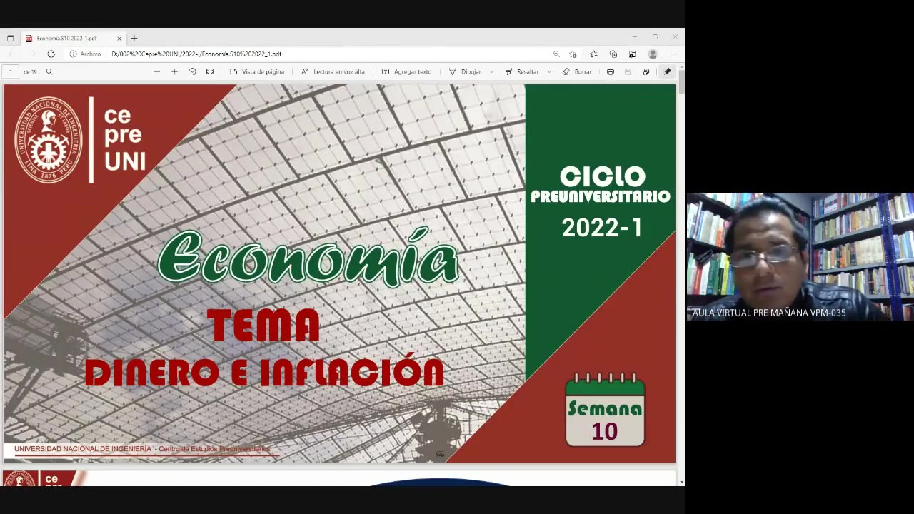 CEPRE UNI 2022 - 1 | Semana 10 | Economía