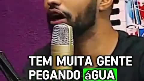 Ambulante fala sobre o publico na manifestação de Bolsonaro