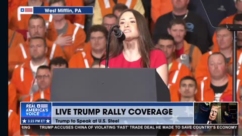 🇺🇸 She Stunned the Crowd! Star-Spangled Banner Like You've NEVER Heard at Trump Rally 🎤🔥