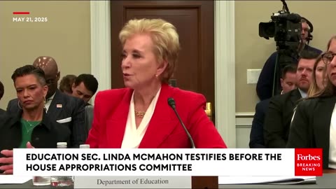 McMahon Asked Point Blank: 'Can Your Department Of Education Now Define For Me What A Woman Is?'