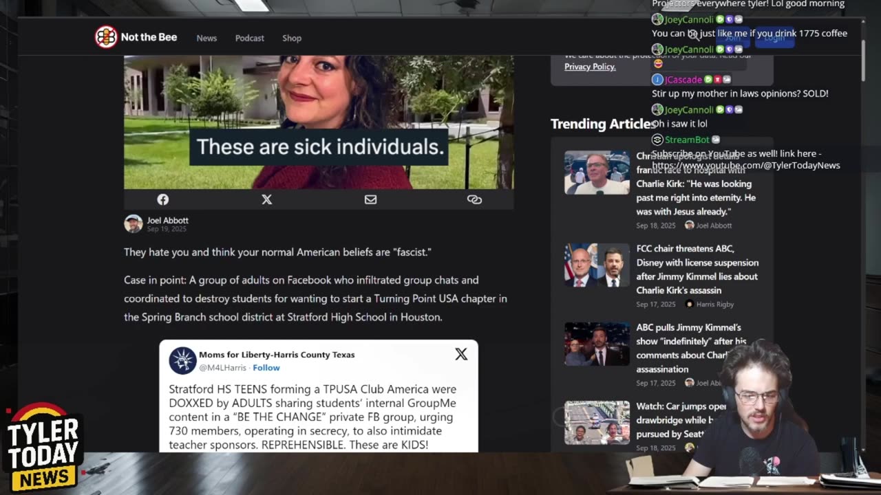 Adults Dox High School students and teachers for trying to start a TPUSA club
