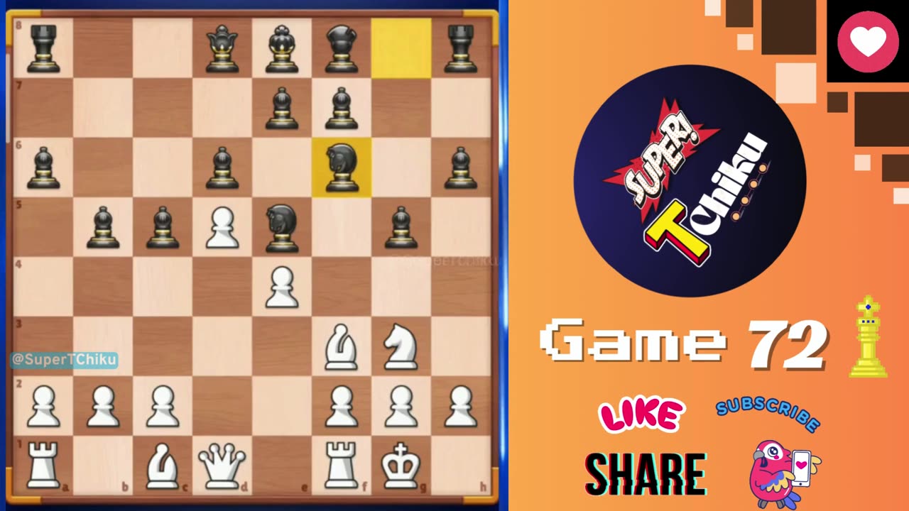 Watch the full video of #chess #game72 | I Enjoyed My Game Won By #checkmate