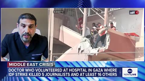 Volunteer doctor at Gaza’s Nasser Medical Complex speaks out after IDF strike