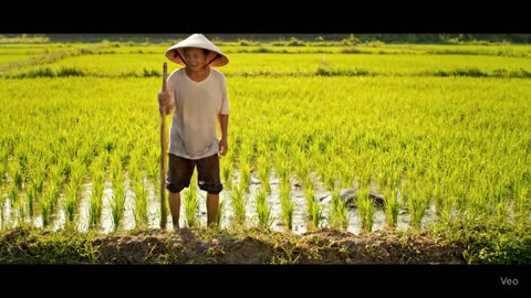 Cappybara and the oldest farmer on the farm