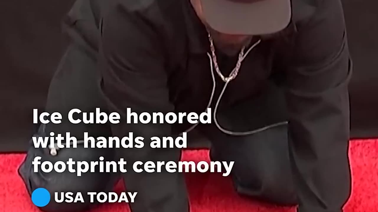 Actor, rapper Ice Cube honored with hand and footprint ceremony