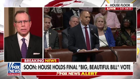 Breaking: Trump's "big, beautiful bill" is getting closer to a final vote in the House.