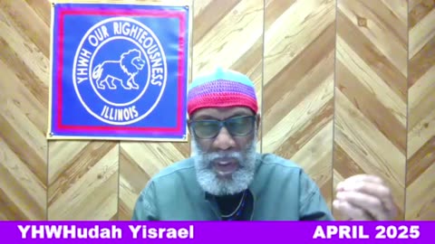 Sabbath with YHWH OUR RIGHTEOUSNESS Chicago [Saturday, May 10, 2025] 10:00 a.m. Central/11:00 a.m. Eastern (Jews are Edomites, descendants of Esau. Jews are not Yisraelites)