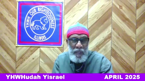 Sabbath with YHWH OUR RIGHTEOUSNESS Chicago [Saturday, May 10, 2025] 10:00 a.m. Central/11:00 a.m. Eastern (Jews are Edomites, descendants of Esau. Jews are not Yisraelites)