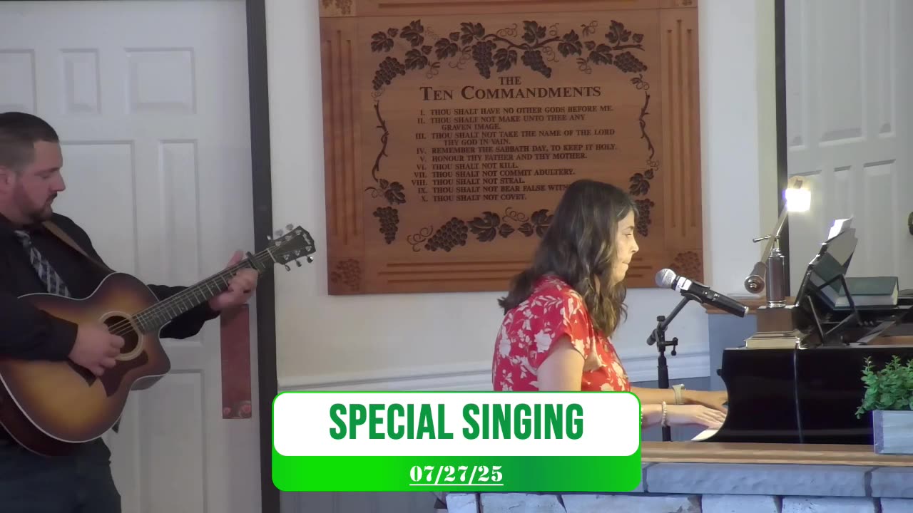 PGBC 7/27/25 Sunday Morning Svc w/ Pastor Steve Dixon, Jr.