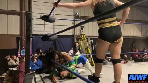 AIWF 33rd Anniversary World Women's title match Clara Carter vs Ava Brooks