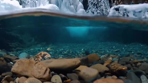 This is one of the calmest rivers in Alaska #calm #relaxing #nature #frozen #amazing