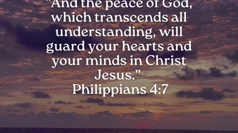 His peace guards hearts stronger than fear ever could. 🛡️