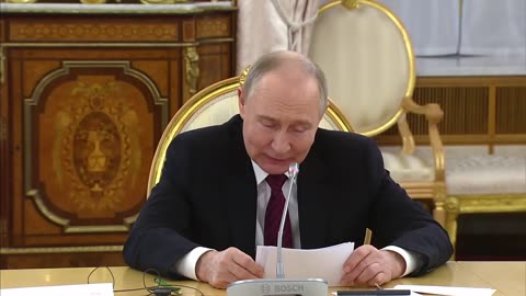 Meeting President of Burkina Faso Ibrahim Traore with Putin..
