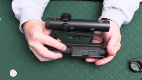 Barska retro M16 carry handle scope