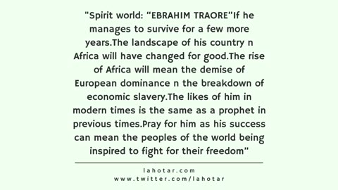 Lahotar Quote - 16 May 2025