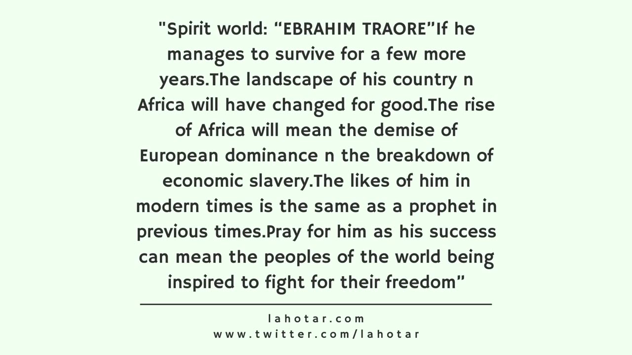 Lahotar Quote - 16 May 2025
