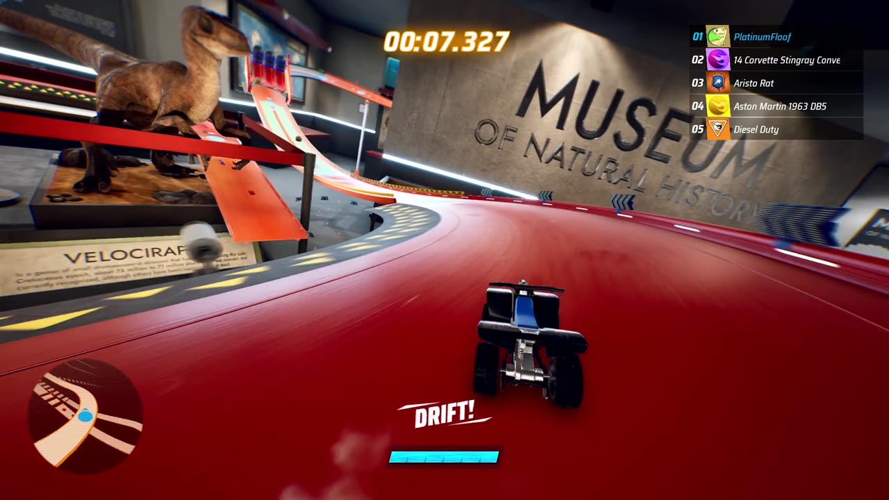 Hot Wheels Unleashed 2: Turbocharged - Dinosaur Museum - Curves under the teeth
