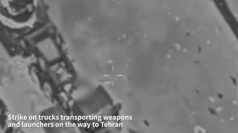 we struck the trucks, neutralizing the weapons and launchers.