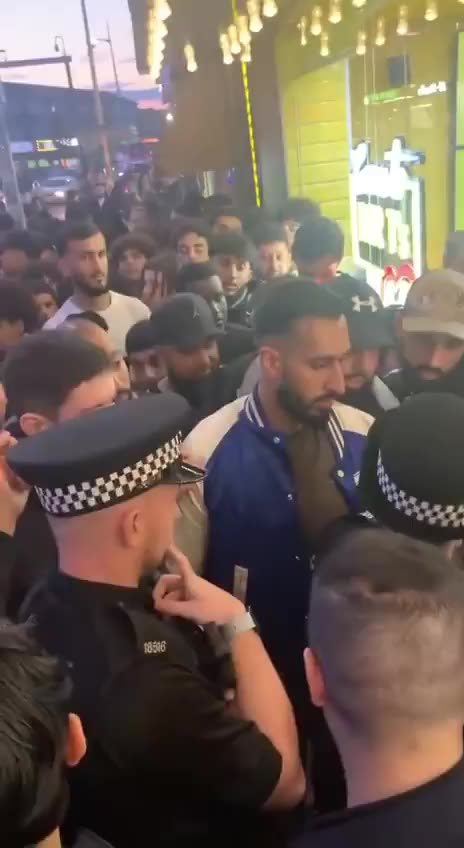 This looks like Pakistan, but this is actually a street in Britain after decades of