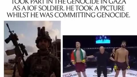 Pro Palestine Pleasure 🙏 Ass whoop Irishman MMA Vs inhuman IDFZio