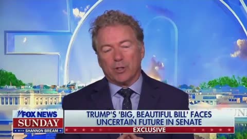 Senator Rand Paul says he does not support the Big Beautiful Bill because of the growing deficit