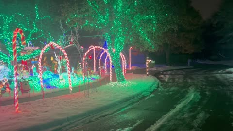 Power's Out Except for Christmas Lights