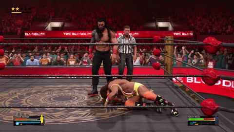 Legends Showcase Match | Ultimate Warrior VS Roman Reigns- WWE 2K25