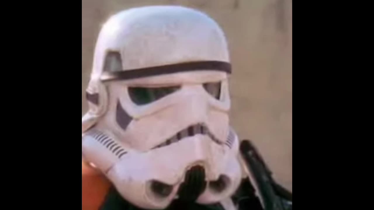 Stormtroopers Catch Suspicious Old Man with Young Guy
