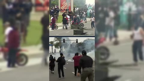Protesters in Los Angeles clash with federal agents amid ICE raids #us #LA #news
