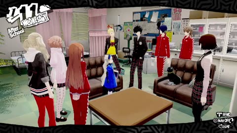 Persona 5 Royal NG+ Day 41. No mic. Not really feeling up for it.