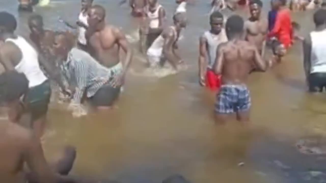 Crystal clear water in Ivory Coast.