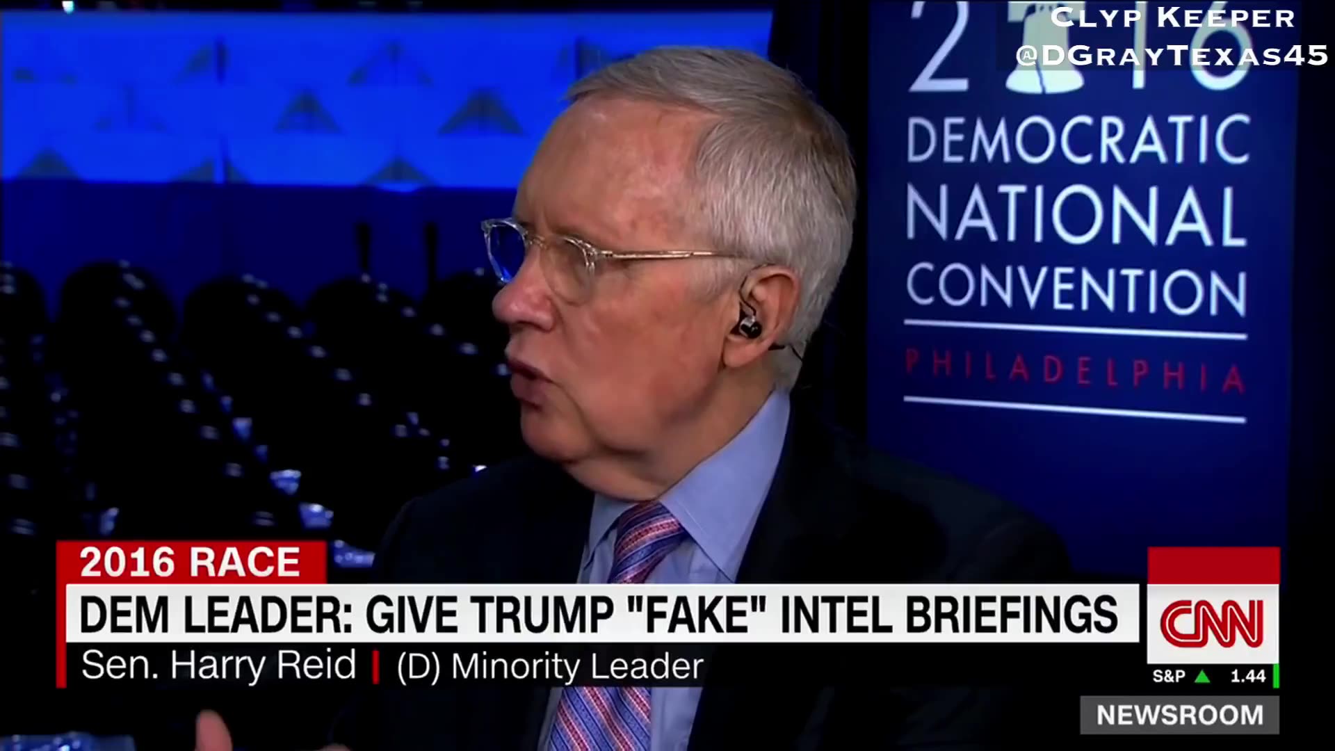 Remember Mr Harry Theraband Reid was the one who gave the dossier to mother Jones