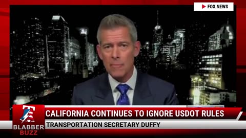 California Continues To Ignore USDOT Rules