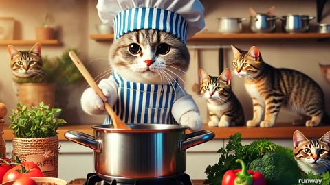 Chef Cat Cooks Up a Storm