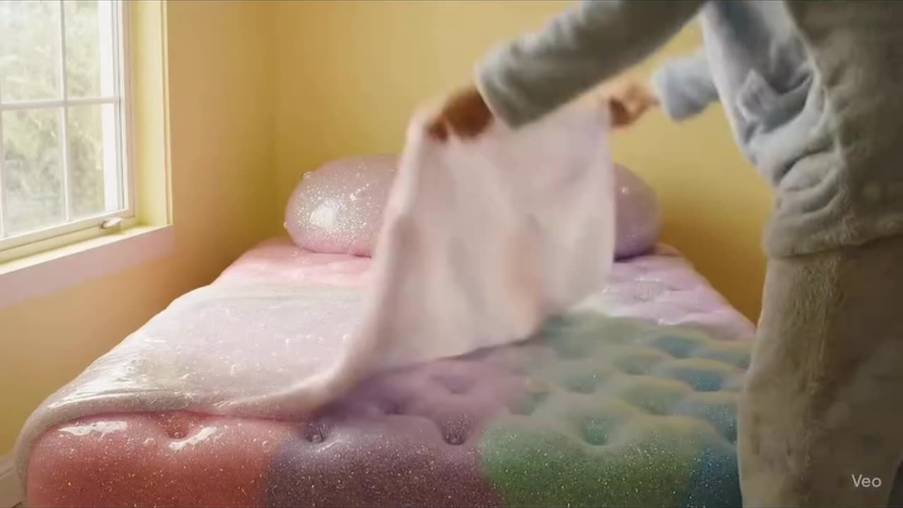 Dans quel lit préférais-tu dormir #asmr #veo3 #ai #francais #fr #pt #relaxant #asmr #asmrai