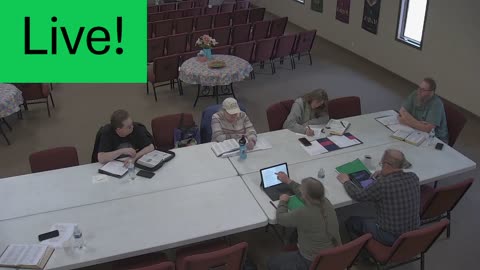 Wednesday Evening Bible Study at Moose Creek Baptist Church, North Pole, AK, 5-21-2025