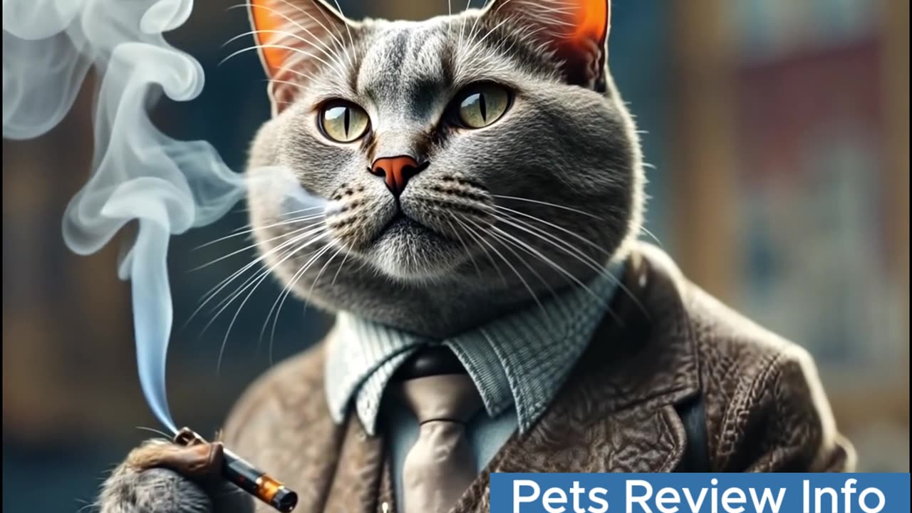 Paws & Puff: The Smoking Cat Chronicles #shortvideo #shortsviral #shorts