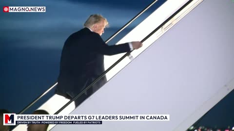 🇺🇸 President Trump Departs G7 Summit in Canada for The Situation Room in Washington, DC [LIVE]