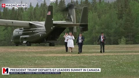 🇺🇸 President Trump Departs G7 Summit in Canada for The Situation Room in Washington, DC [LIVE]