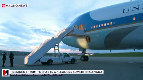 🇺🇸 President Trump Departs G7 Summit in Canada for The Situation Room in Washington, DC [LIVE]