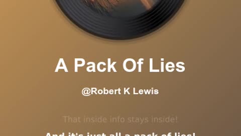 A Pack Of Lies