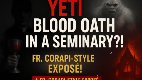A Yeti Blood Oath in Catholic Seminary: Paganism in the House of God