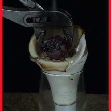 Can a Red Hot Ball Destroy a Lightbulb?