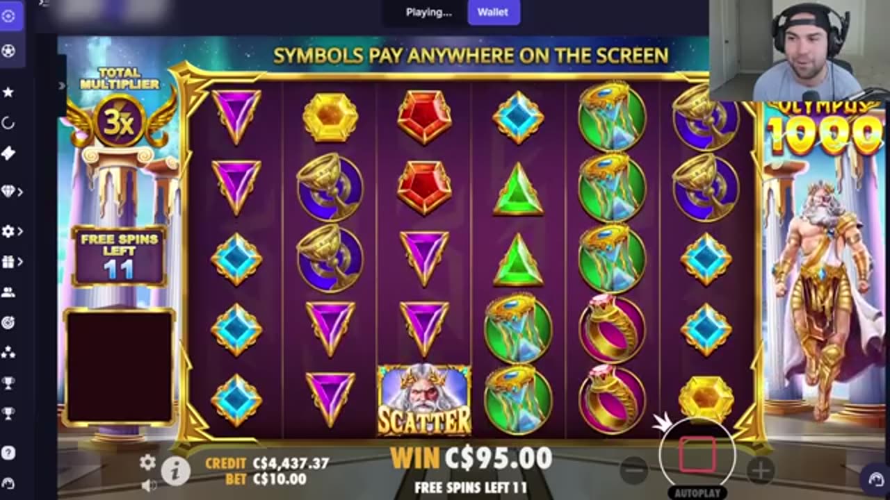 I SENT MY BIGGEST GATES OF OLYMPUS DICE BONUS BUY EVER!