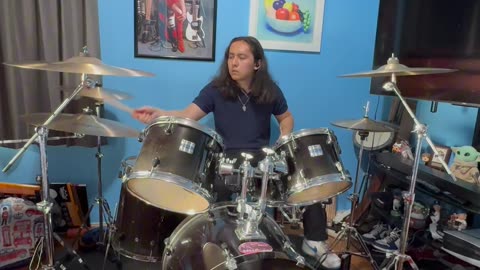 Led Zeppelin ~ Fool in the Rain ~ Michael Amadeus drum cover