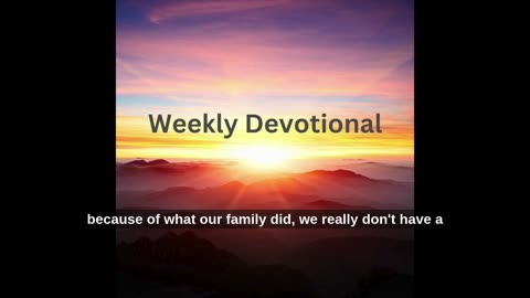 Devotional: May 1, 2025