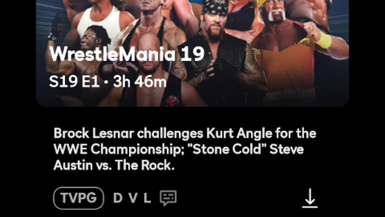 Wrestlemania 19