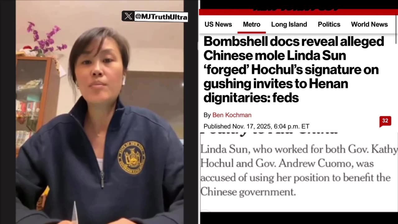 A Chinese spy was caught forging the Govenor Hochul’s Signature