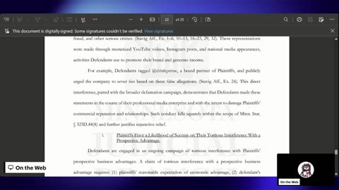 7M Vs Without a Crystal ball, injunction requested